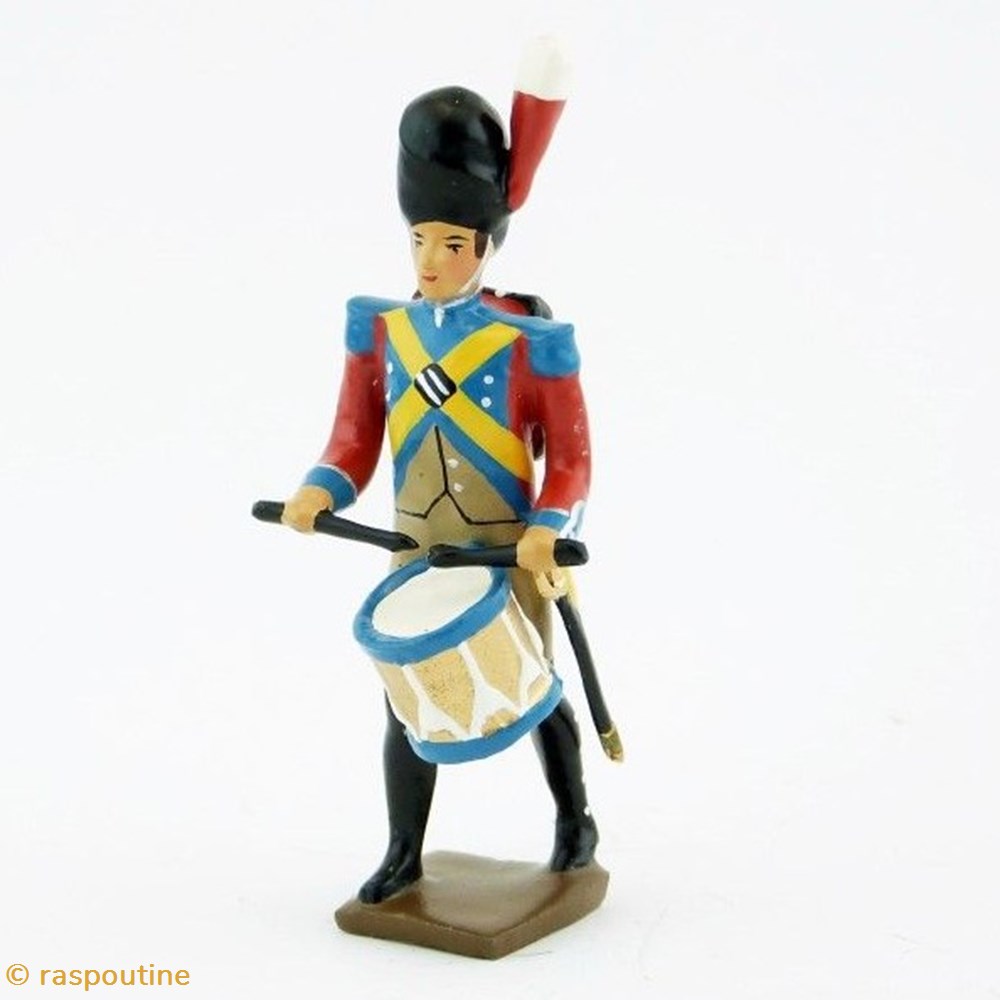 Tambour des gendarmes d'élite à pied (1804), pantalon ventre de biche figurines historique epoque napoleonienne tambour des gendarmes elite a pied 1804 pantalon ventre de biche