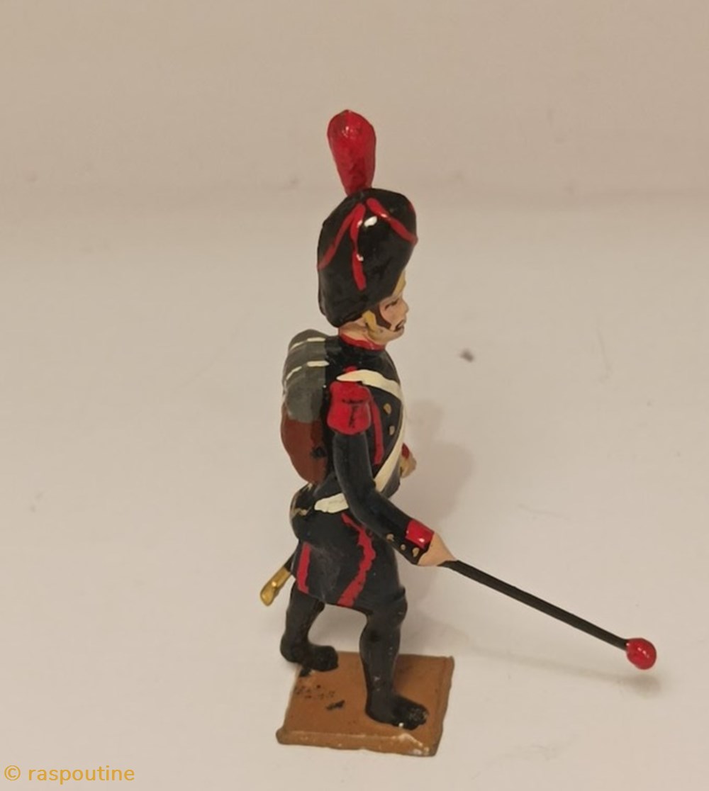 Artilleur de la garde avec boutefeu (mèche) 2 figurines historique epoque napoleonienne artilleur de la garde avec boutefeu meche