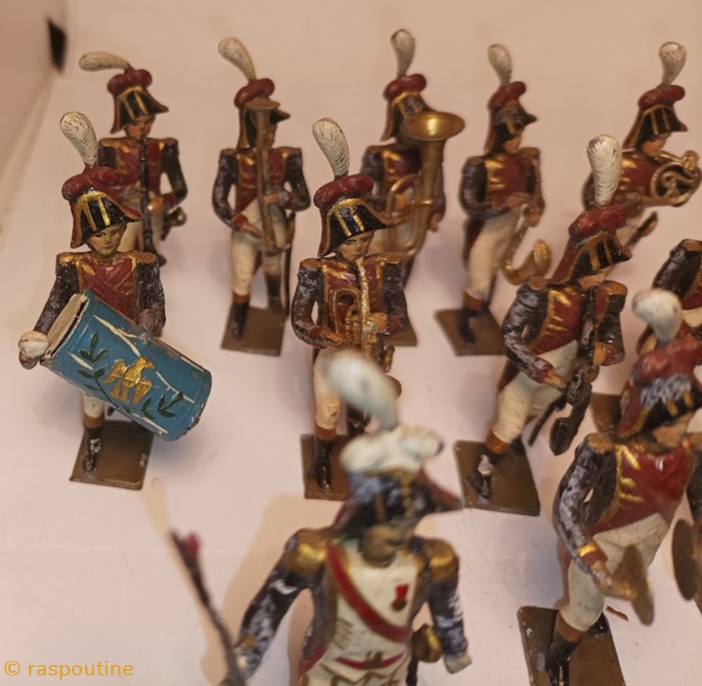 Musique des grenadiers de la garde impérial 1 ere édition (1906) 3 figurines historique musique des grenadiers de la garde imperial 1 ere edition 1906