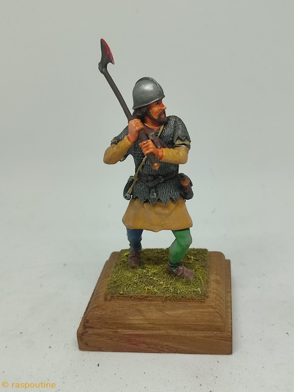 figurines historique moyen age guerrier type vikings