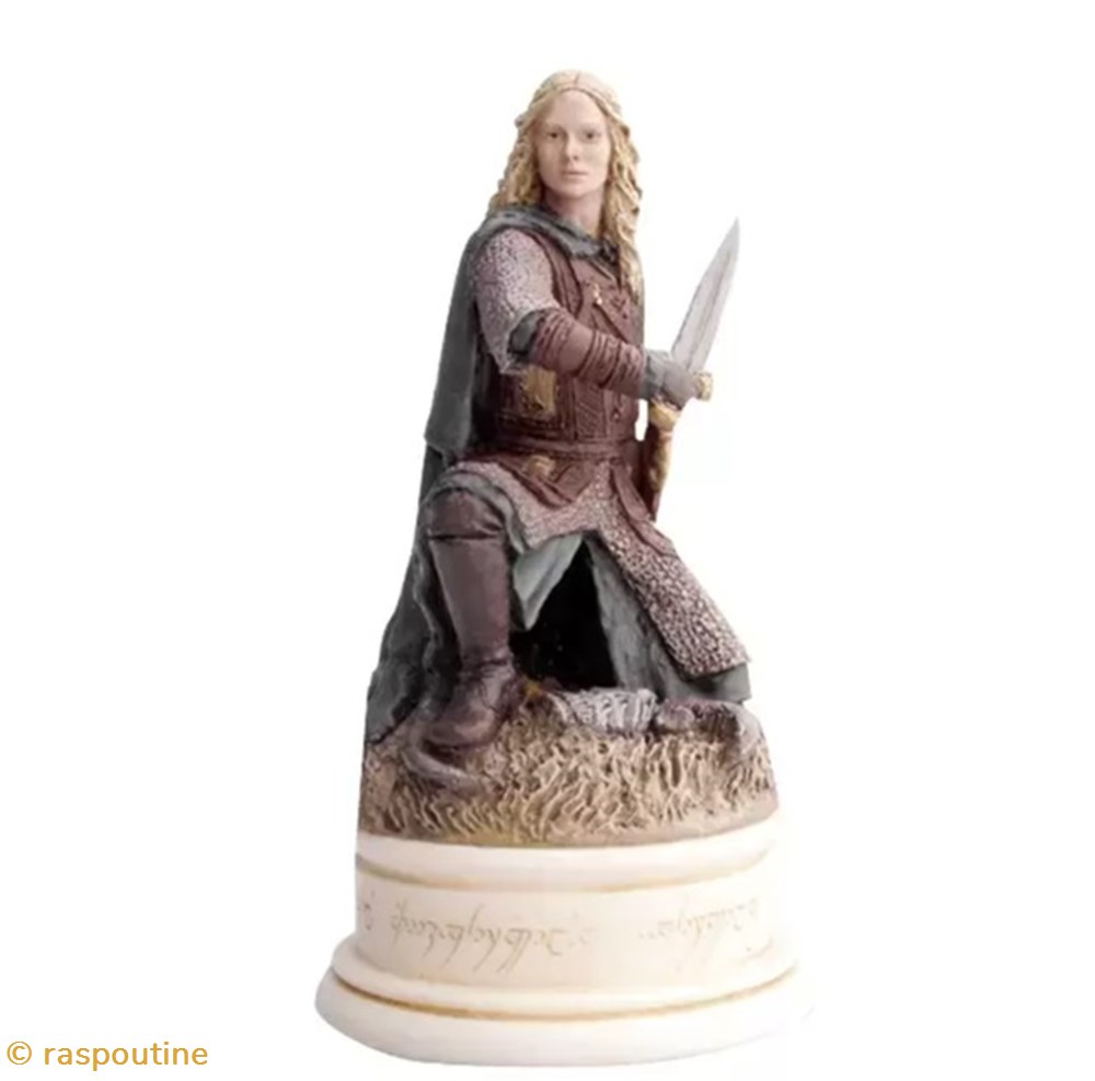 figurines jeux de plateaux seigneur des anneaux eowyn pion blanc