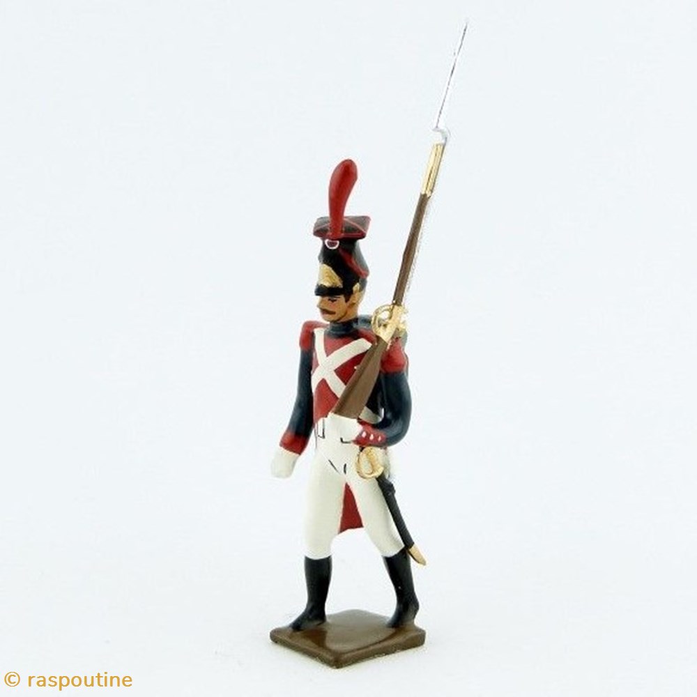 Fantassin des grenadiers polonais, légion du nord (1806) 3 figurines historique epoque napoleonienne fantassin des grenadiers polonais legion du nord 1806