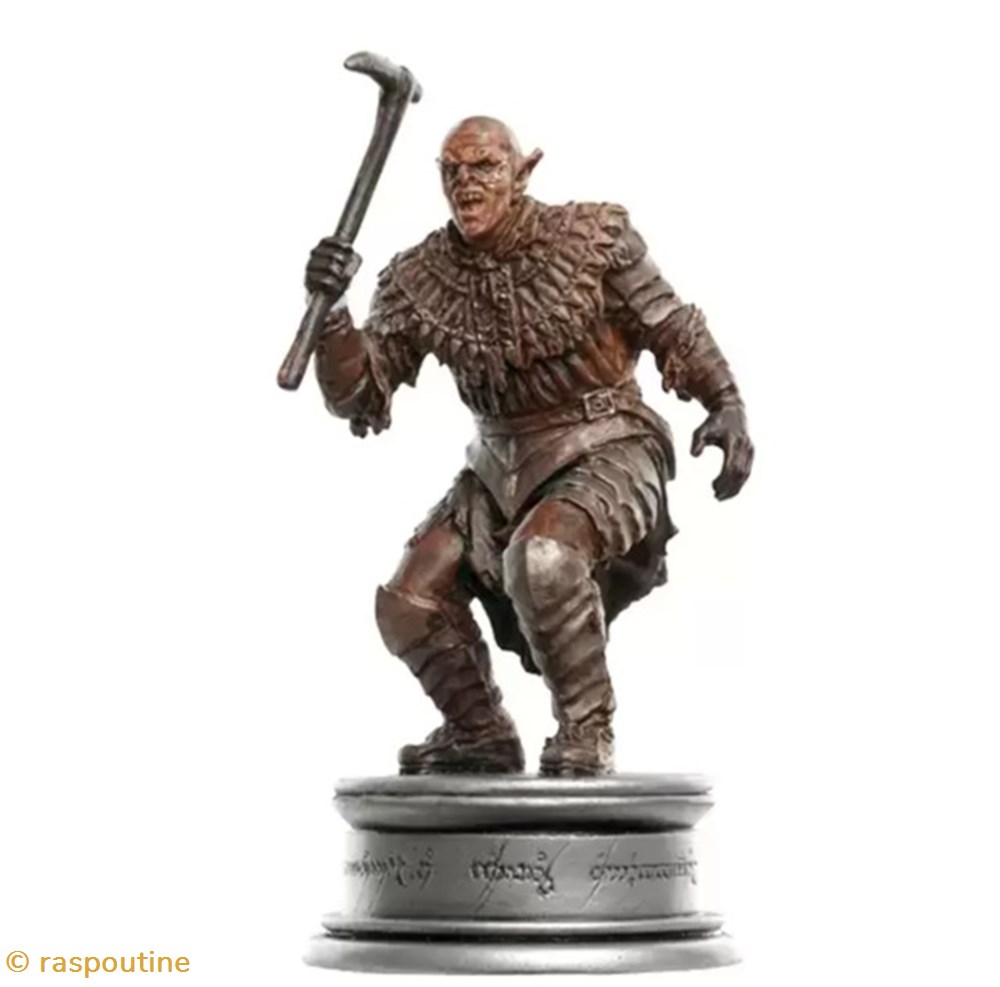 Soldat Orc (Pion Noir) figurines jeux de plateaux seigneur des anneaux soldat orc pion noir