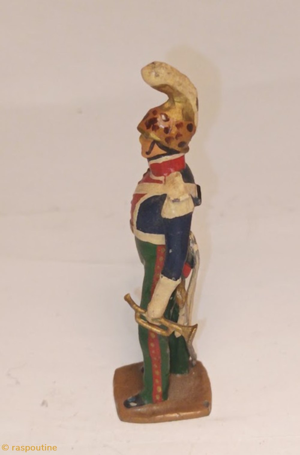 Chevaux léger 28 ème régiment 4 figurines historique chevaux leger 28 eme regiment