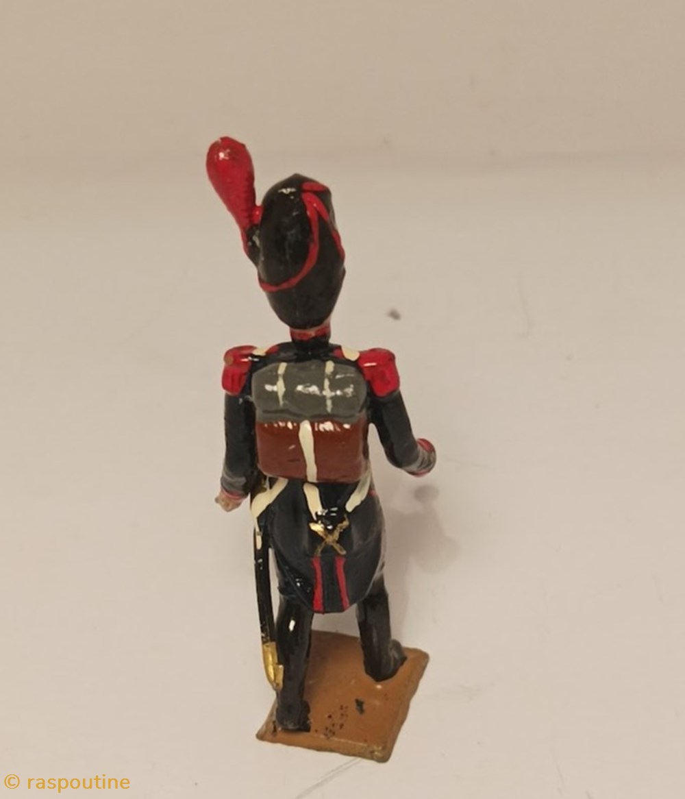 Artilleur de la garde avec boutefeu (mèche) 3 figurines historique epoque napoleonienne artilleur de la garde avec boutefeu meche