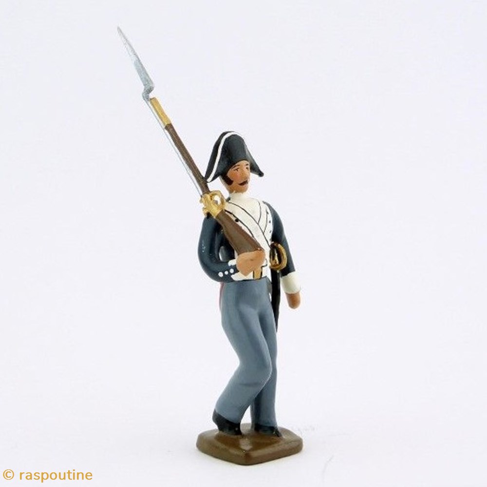 Fantassin du 18e régiment de ligne prussien (1806) figurines historique epoque napoleonienne fantassin du 18e regiment de ligne prussien 1806