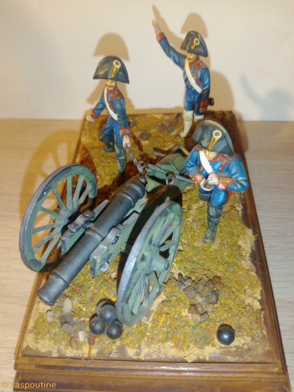 figurines historique epoque napoleonienne canon de gribeauval piece de 8