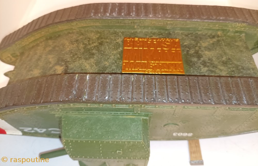 figurines historique premiere guerre mondiale british mk iv tank