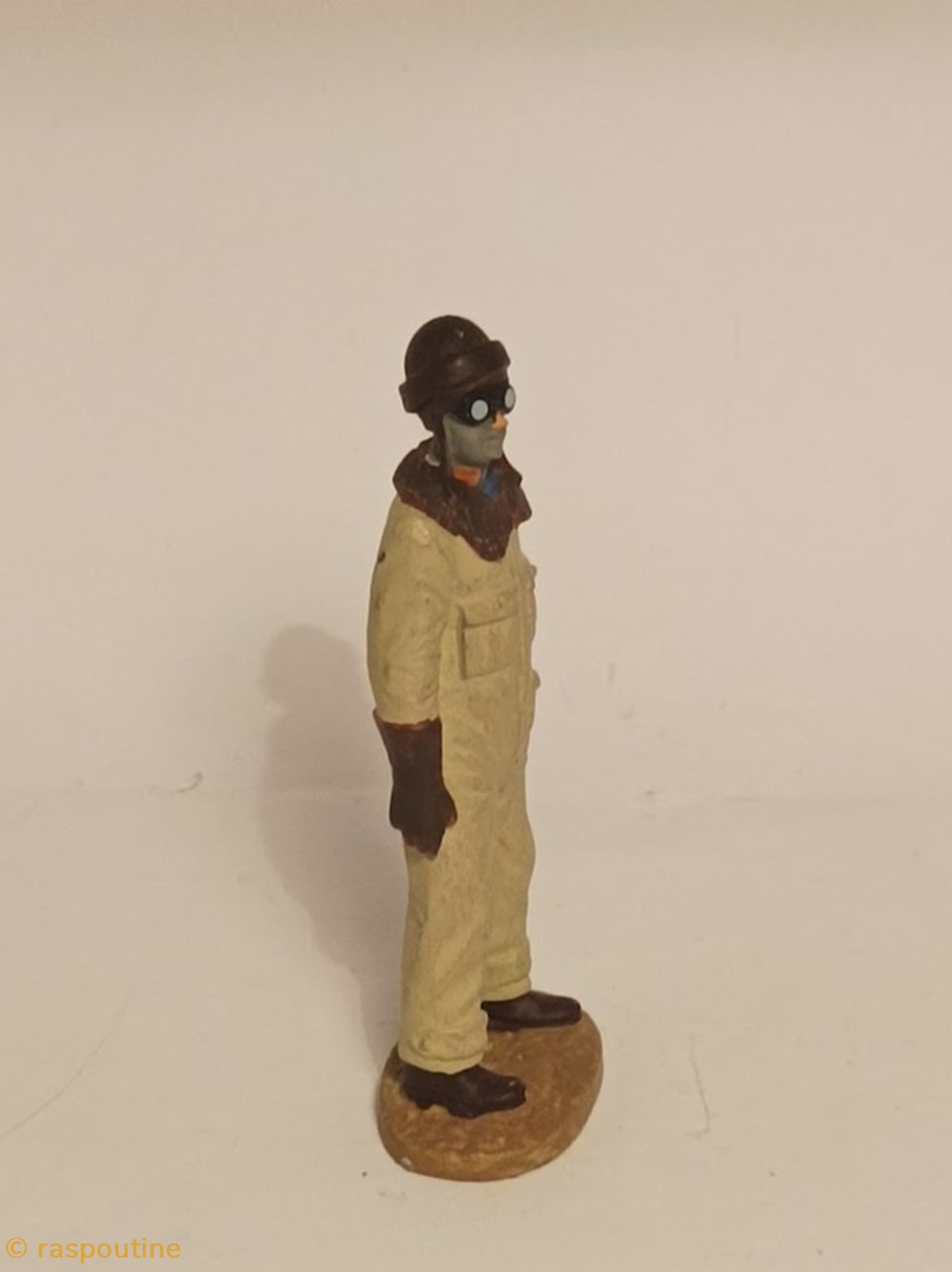 figurines historique premiere guerre mondiale aviateur en tenue de vol de 1916