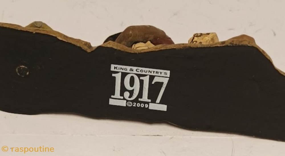 figurines historique premiere guerre mondiale mitrailleur couche anglais 1917