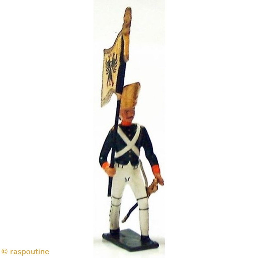 Drapeau des grenadiers russes (Régiment de la Garde Pavlovski) 1807 figurines historique epoque napoleonienne drapeau des grenadiers russes regiment de la garde pavlovski 1807