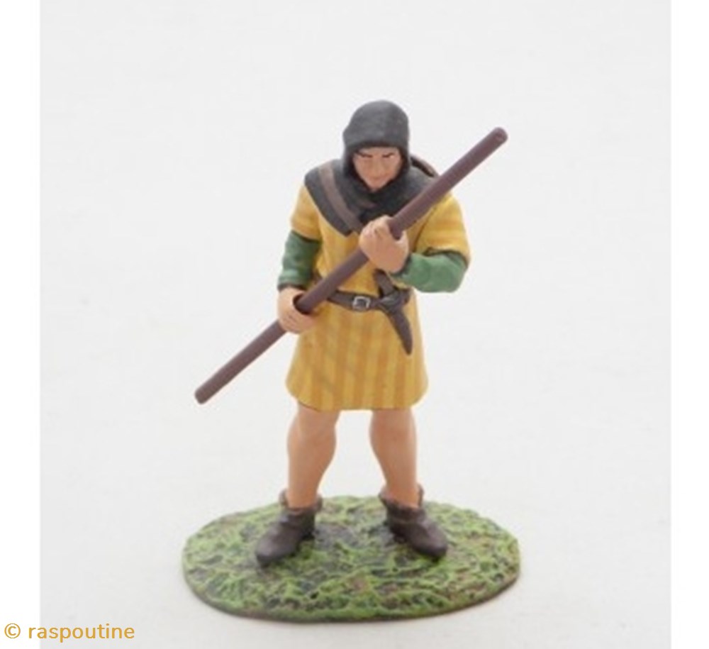 Homme à pied Ecossais XIIIe siècle figurines historique moyen age homme a pied ecossais xiiie siecle