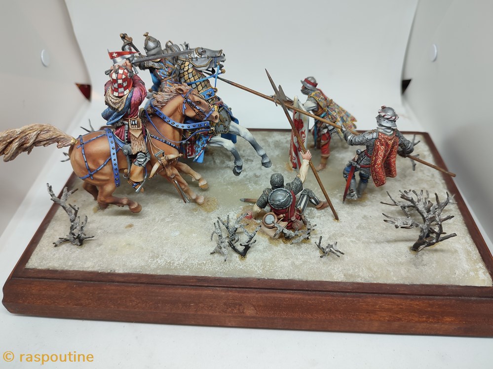figurines historique moyen age bataille azincourt
