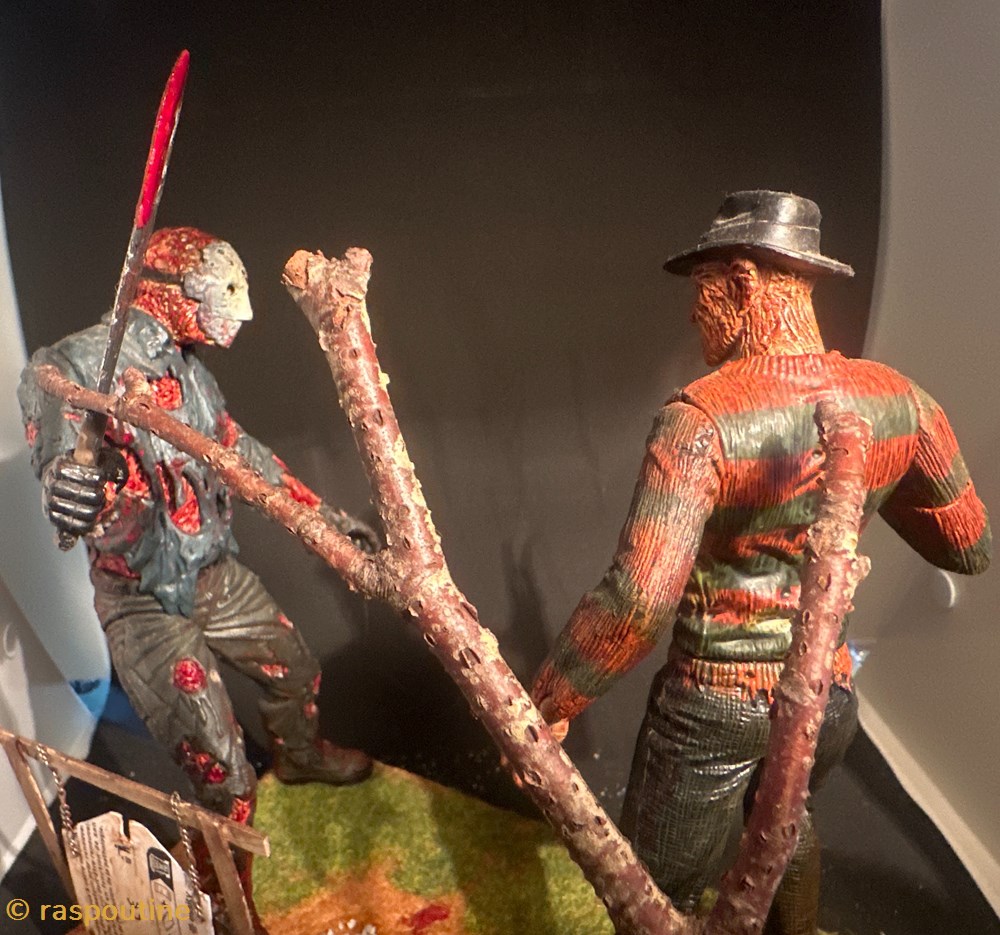 Jason contre Freddy 4 figurines cinema jason contre freddy