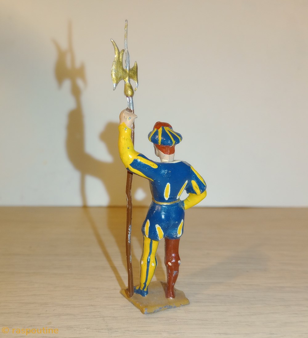 figurines historique moyen age hallebardiers de francois 1er