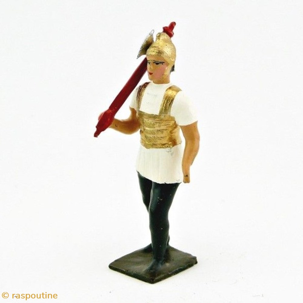 Licteur romain (uniforme Blanc et Or) figurines historique antiquite licteur romain uniforme blanc et or