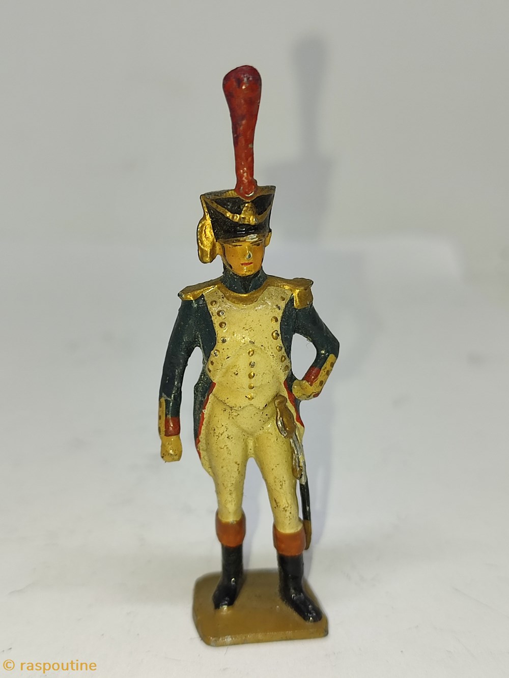 Officier de tirailleurs de la Garde Impériale (1804). figurines historique officier de tirailleurs de la garde imperiale 1804