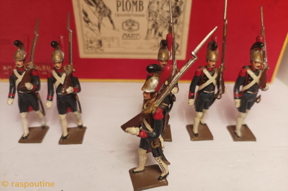 figurines historique epoque napoleonienne fantassin du genie de la garde 1812