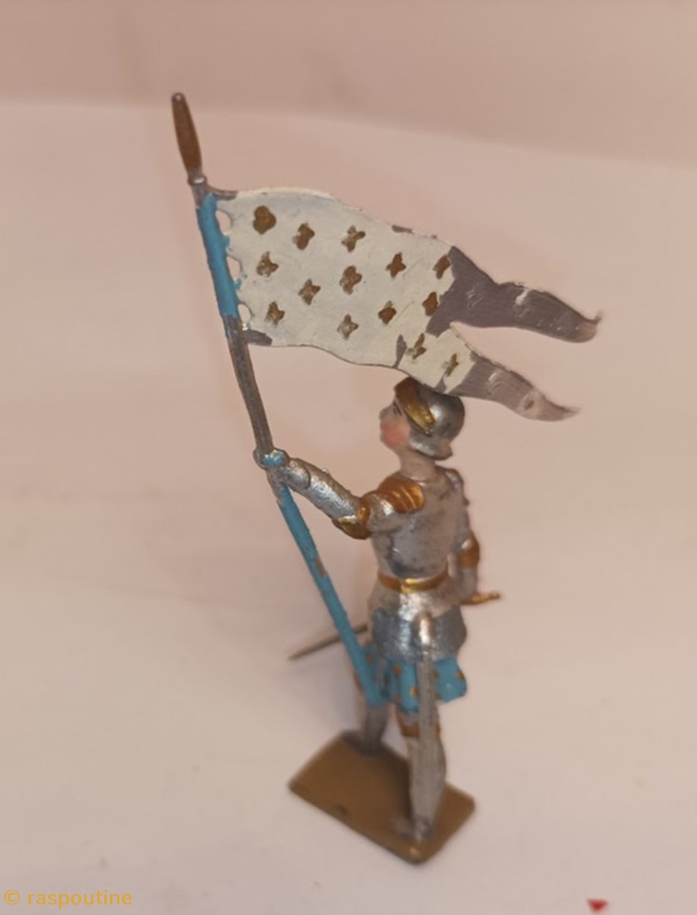 Jeanne d'Arc 2 figurines historique moyen age jeanne arc
