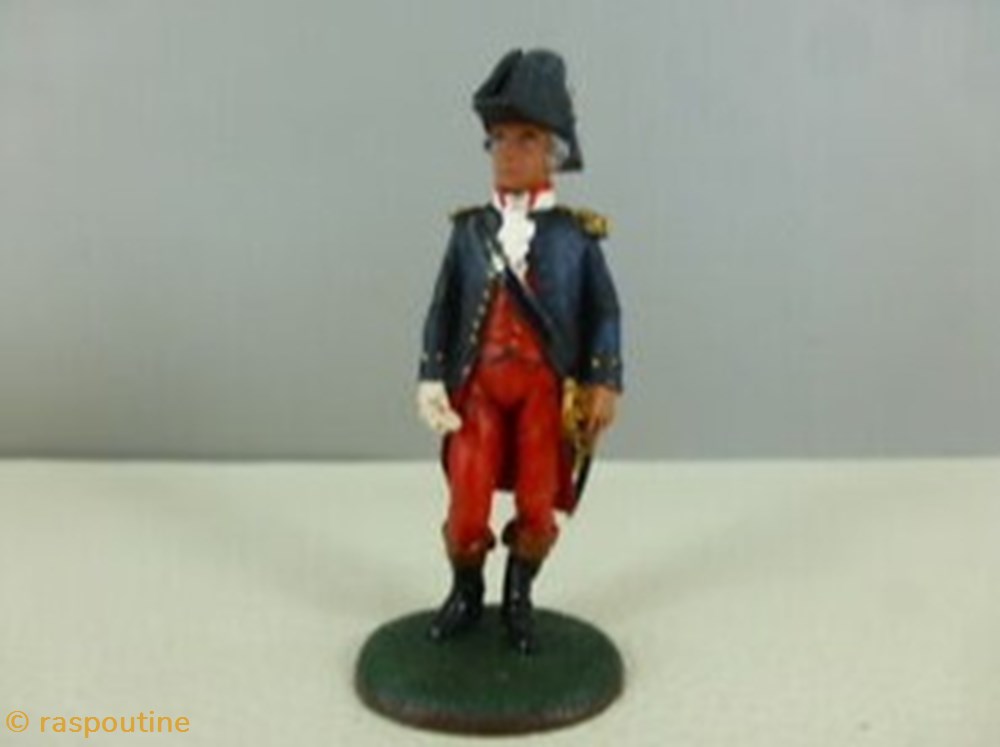 figurines historiques epoque napoleonienne officier de marine france 1790