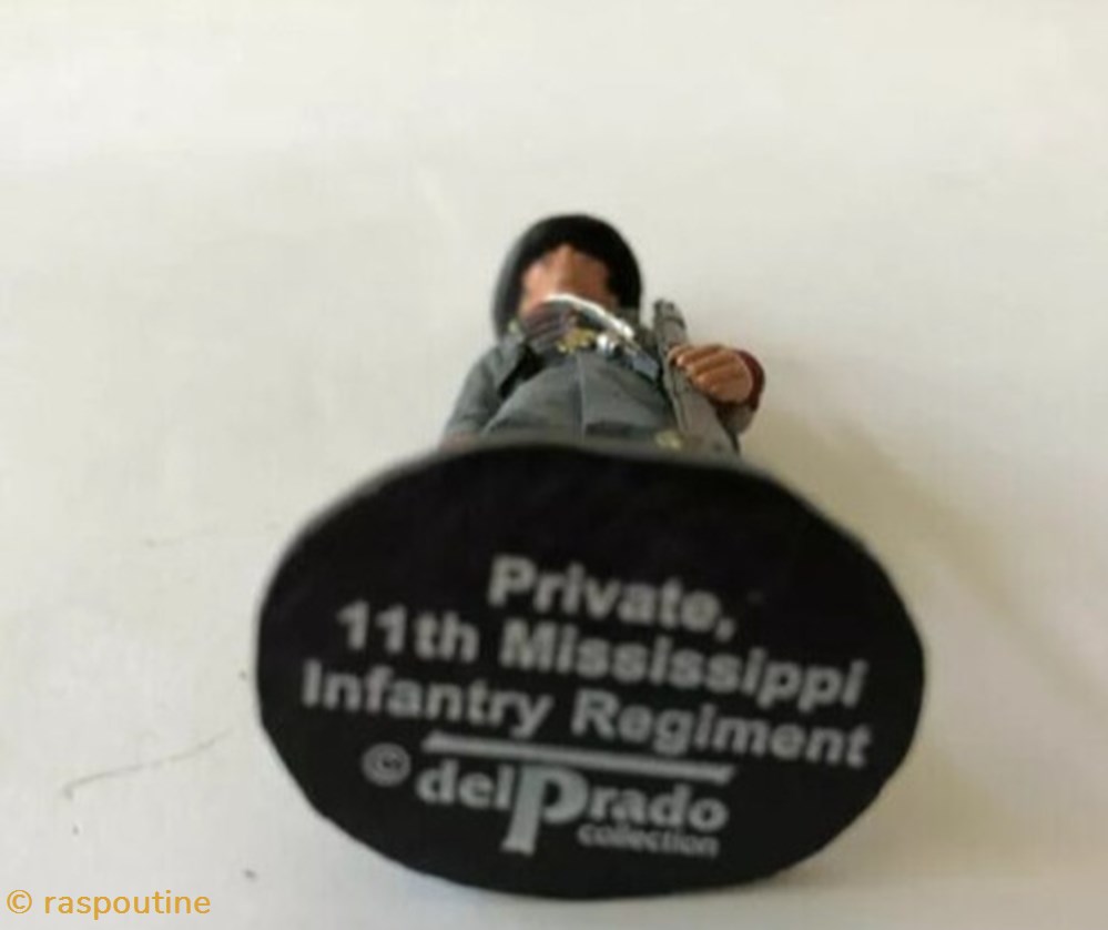 Private 11th Mississippi infantry regiment 4 figurines historique guerre civile americaine private 11th mississippi infantry regiment