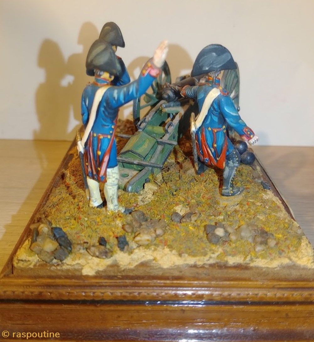 figurines historique epoque napoleonienne canon de gribeauval piece de 8