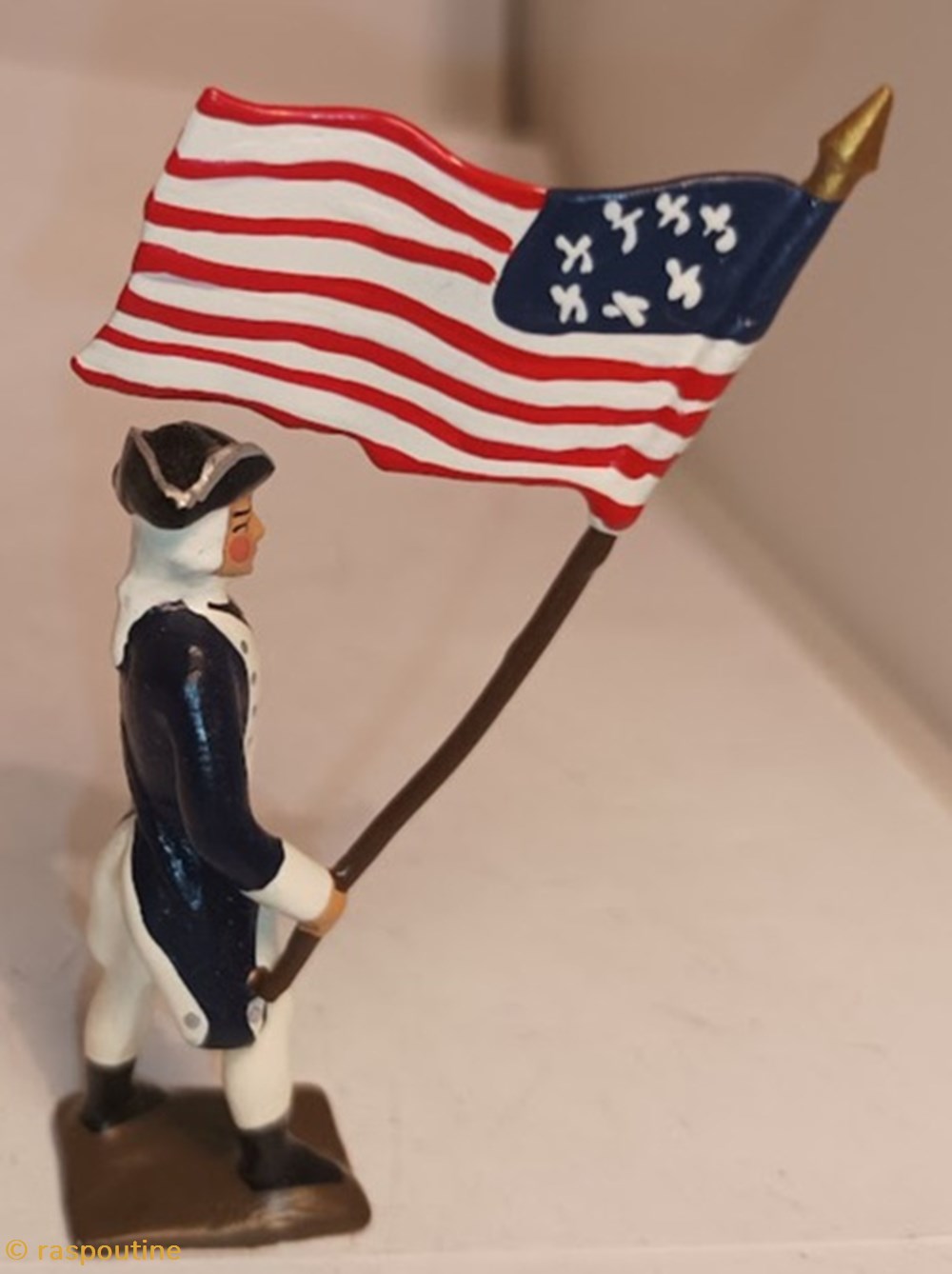 figurines historique guerre civile americaine drapeau de etat de new york new jersey