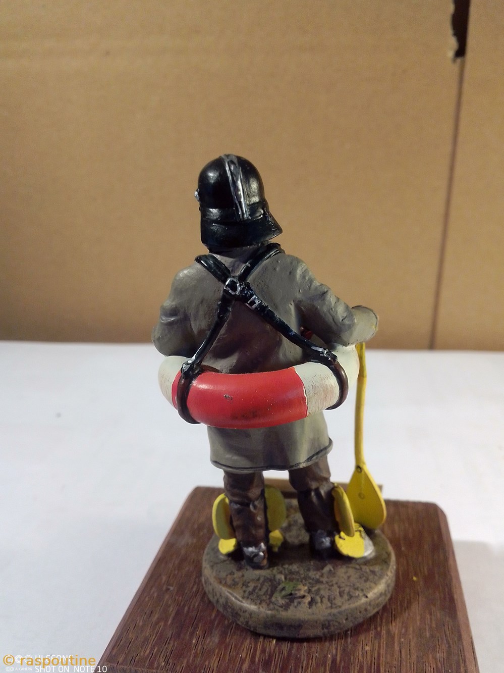 Pompier Allemand avec bouée, Berlin, 1900 figurines autres pompier allemand avec bouee berlin 1900