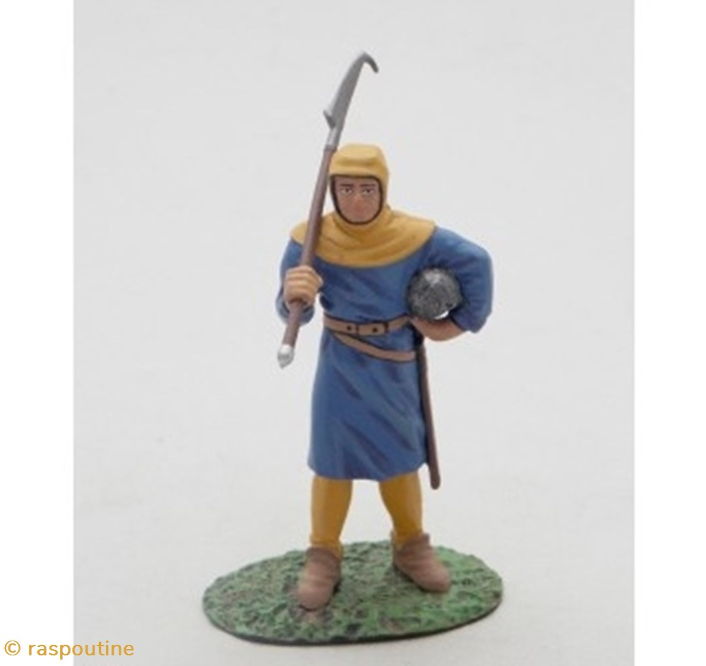 Valet de Lance XIVe siècle figurines historique moyen age valet de lance xive siecle
