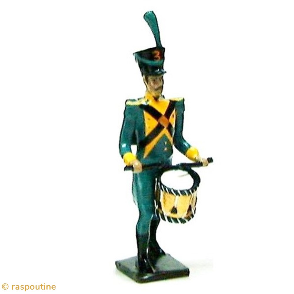 Tambour de l'infanterie légère hollandaise figurines historique epoque napoleonienne tambour de infanterie legere hollandaise