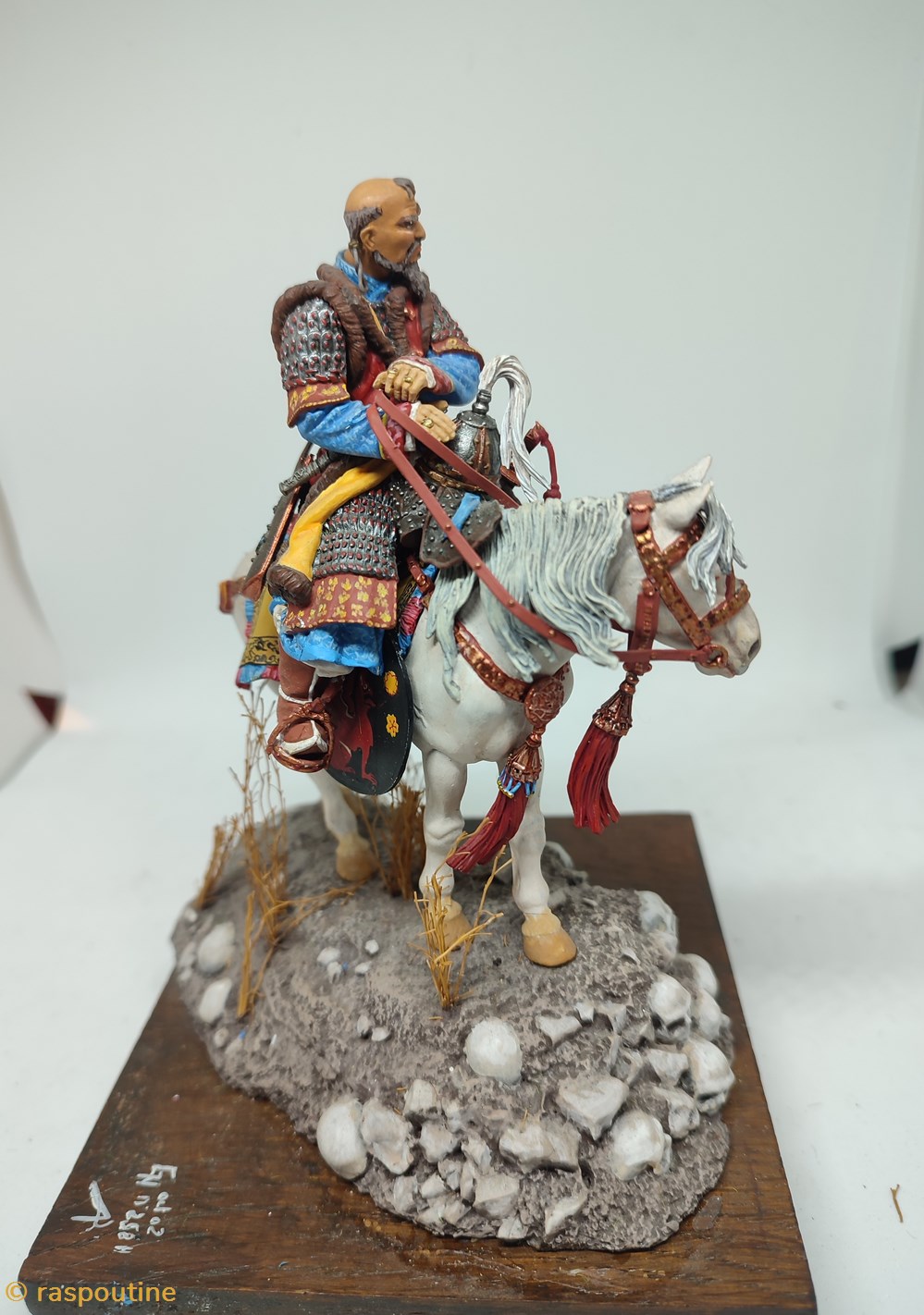 figurines historique moyen age genghis khan