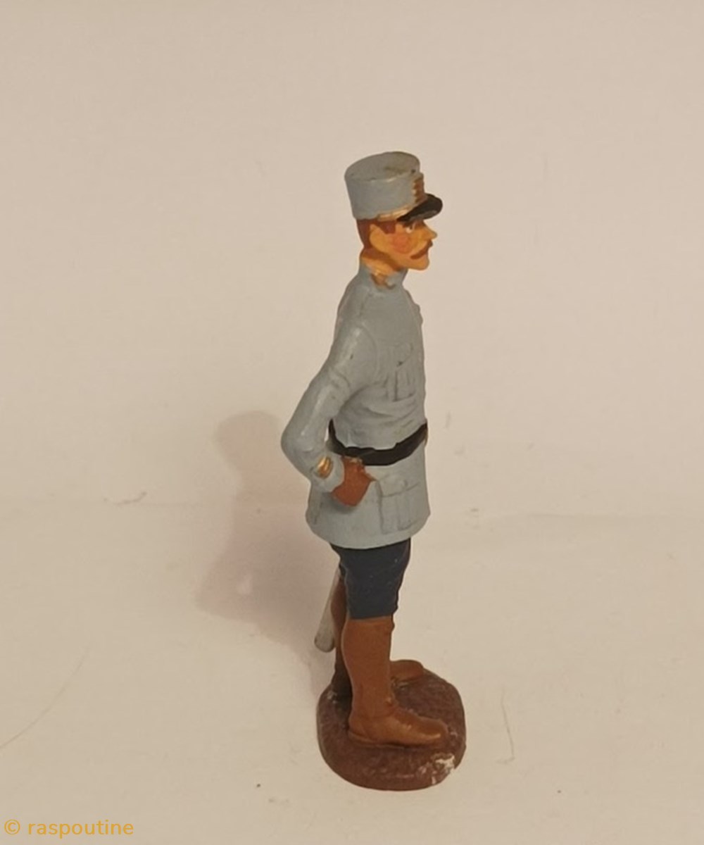 Off. Commandant de la 30ème Cie d'aérostiers 3 figurines historique premiere guerre mondiale off commandant de la 30eme cie aerostiers