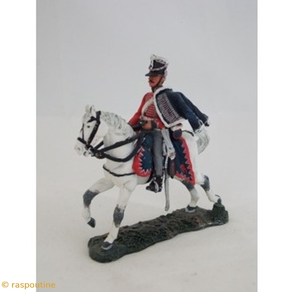 figurines historiques epoque napoleonienne soldat hussard de isum russie 1807