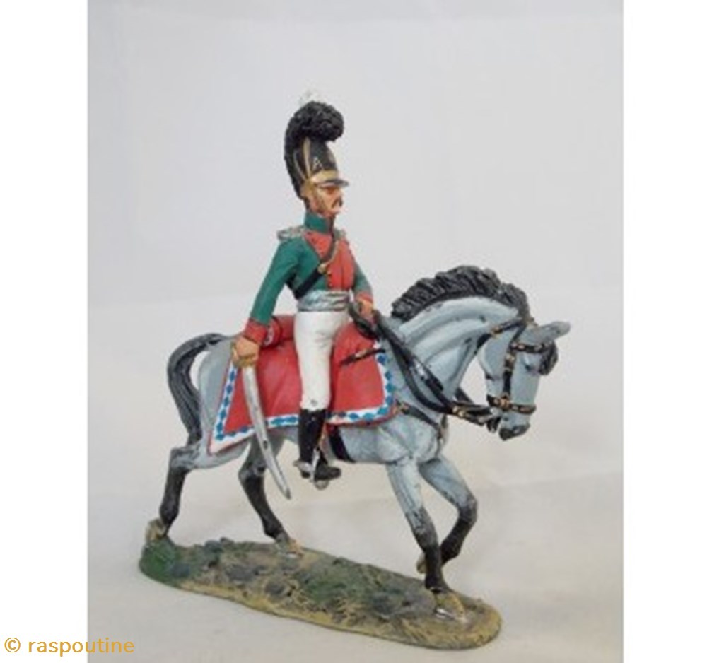 Officier Bavarois de Chevau-légers 1812 figurines historiques epoque napoleonienne officier bavarois de chevau legers 1812