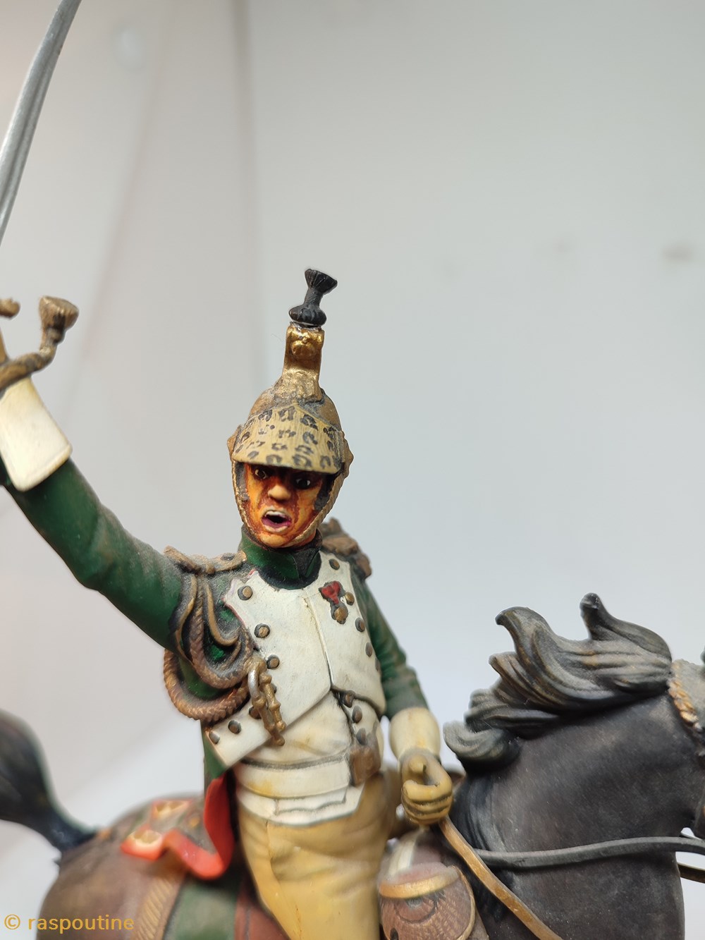 Officier des Dragons de la Garde Impériale 5 figurines historique epoque napoleonienne officier des dragons de la garde imperiale