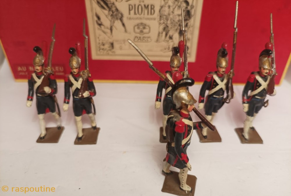 figurines historique epoque napoleonienne fantassin du genie de la garde 1812