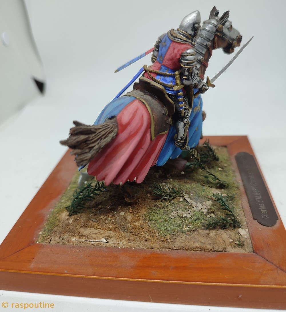 Charles d'Albert Connétable de France 3 figurines historique moyen age charles albert connetable de france
