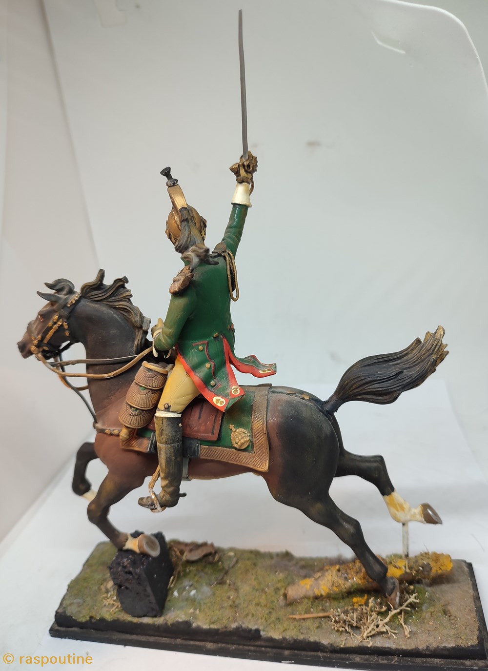Officier des Dragons de la Garde Impériale 3 figurines historique epoque napoleonienne officier des dragons de la garde imperiale