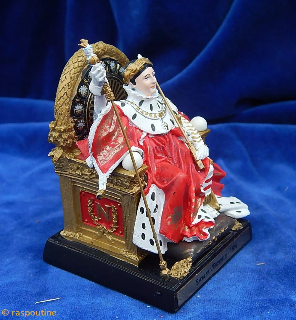 figurines historique epoque napoleonienne sacre de empereur 1804