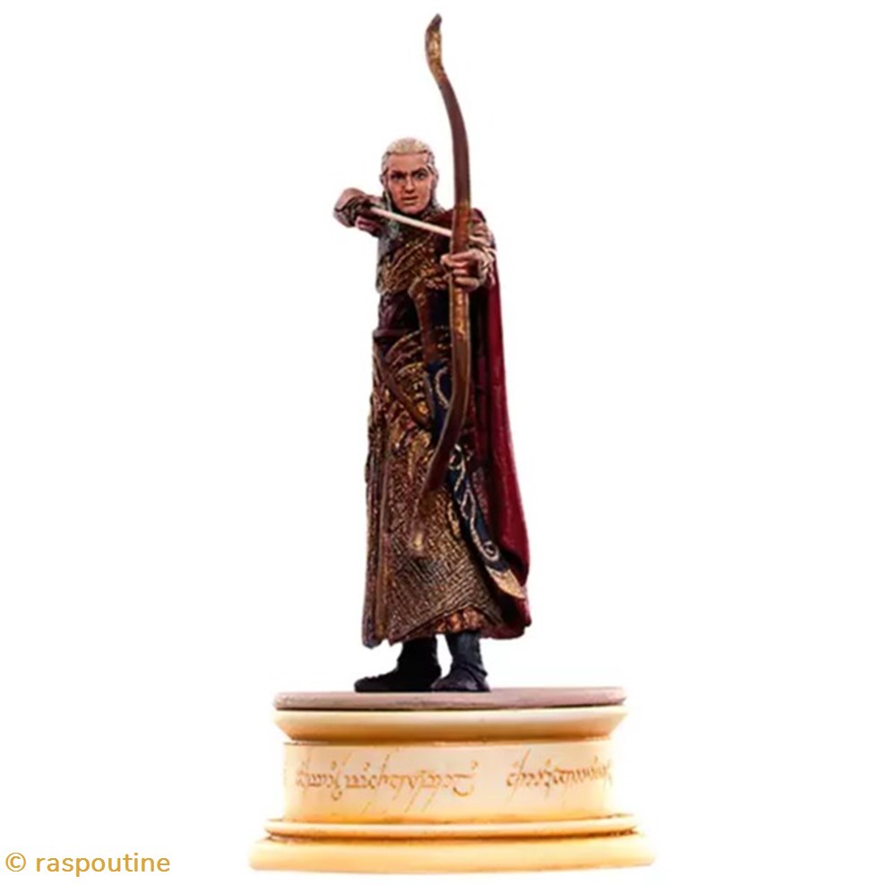 figurines jeux de plateaux seigneur des anneaux haldir pion blanc