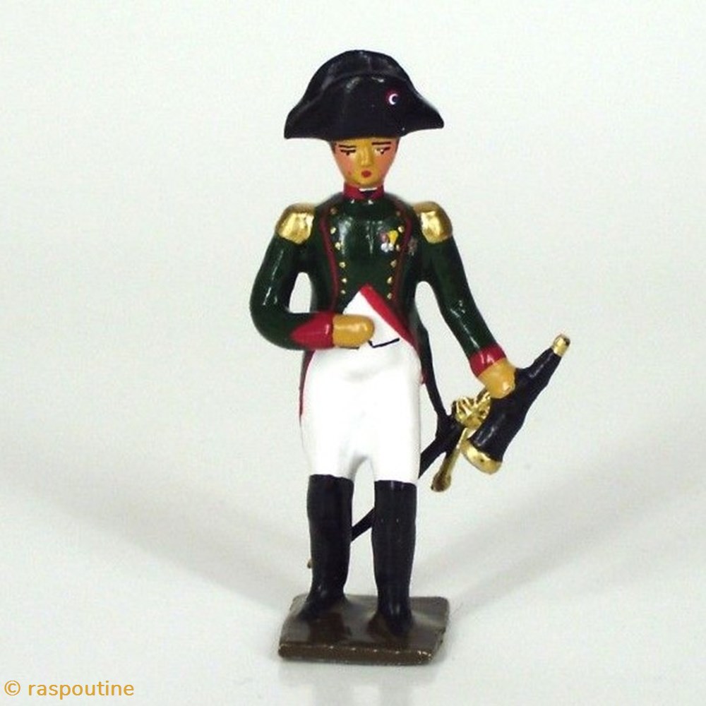 Napoléon tenant une longue-vue figurines historique epoque napoleonienne napoleon tenant une longue vue