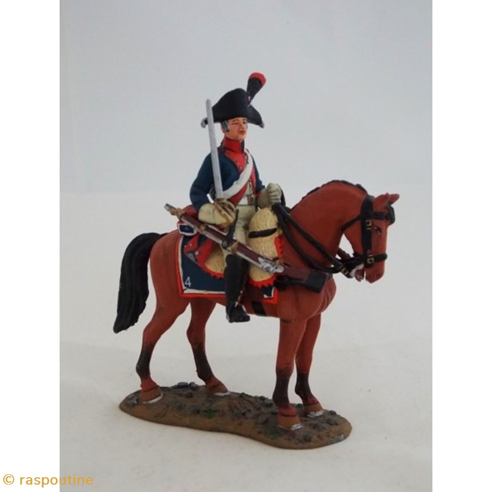 Homme de Troupe 4e Cavalerie sur le Rhin, France 1796 figurines historiques epoque napoleonienne homme de troupe 4e cavalerie sur le rhin france 1796
