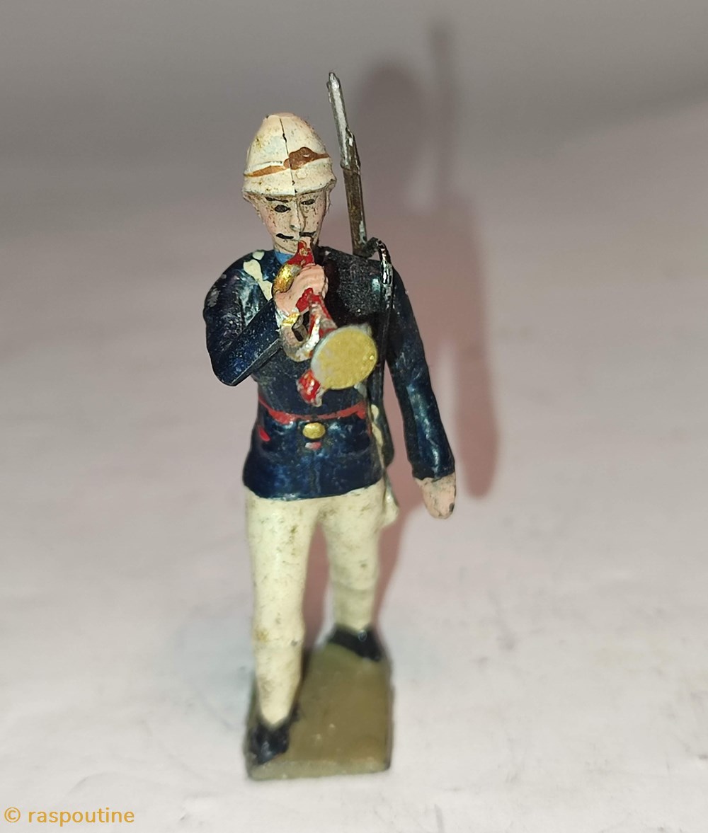 figurines historique clairon de infanterie coloniale 1880