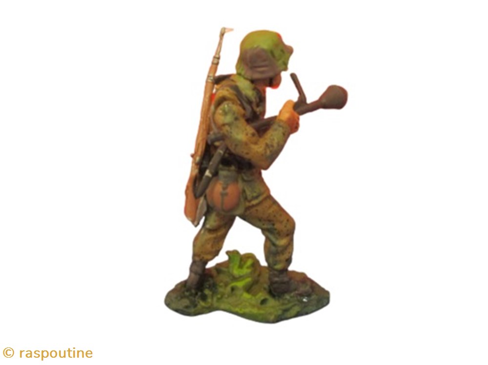 Panzerjager soldat 1945 4 figurines historique seconde guerre mondiale panzerjager soldat 1945