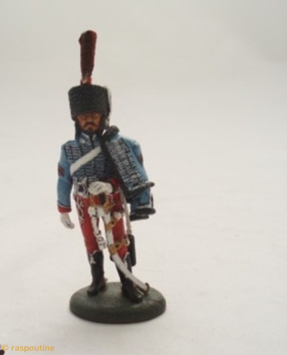 Brigadier Hussards 1er Rgt 1810 figurines historiques epoque napoleonienne brigadier hussards 1er rgt 1810