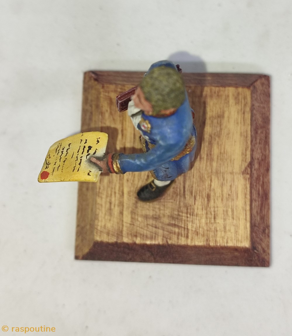 figurines historique ministre de la guerre anglais