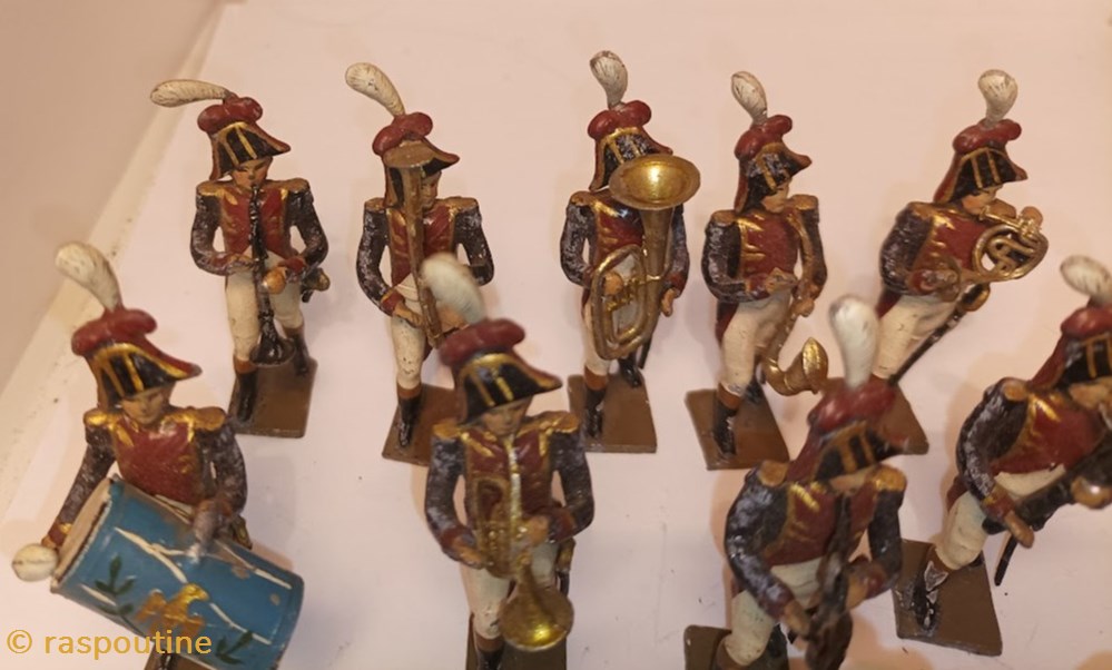 Musique des grenadiers de la garde impérial 1 ere édition (1906) 2 figurines historique musique des grenadiers de la garde imperial 1 ere edition 1906