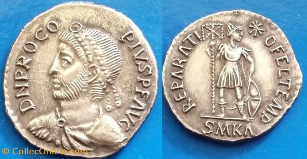 silique Procope FAUX MODERNE coin ancient b to roman republicain imperial silique procope faux moderne