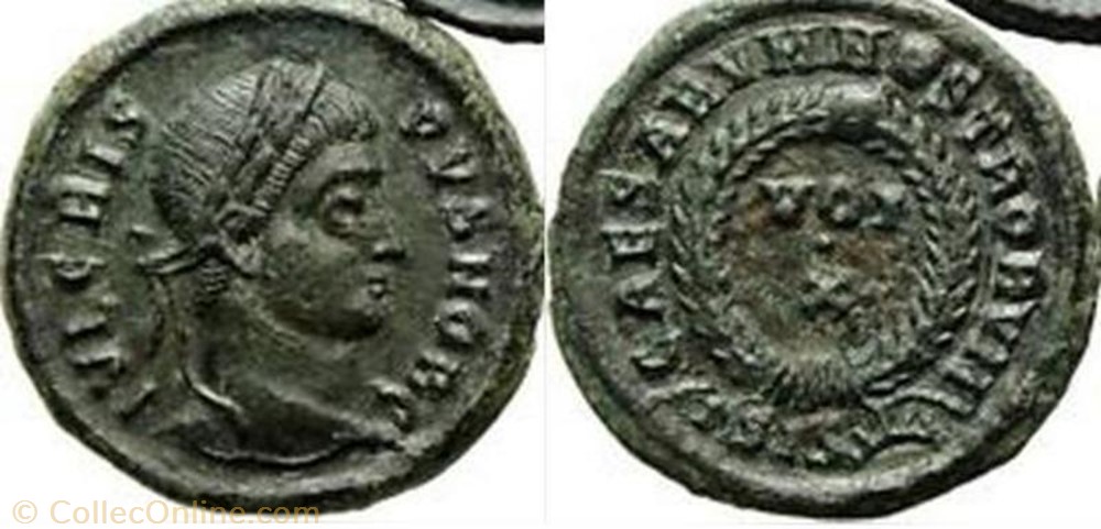 Ae3 Crispus monnaie antique av jc ap romaine ae3 crispus