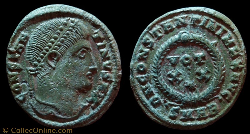 Ae3 Constantin Ier monnaie antique av jc ap romaine ae3 constantin ier